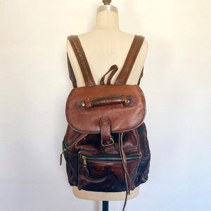 FRYE VTG 90’s DISTRESSED BACKPACK  (BB1)